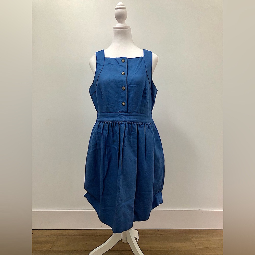 J Crew Midi Dress with Pockets